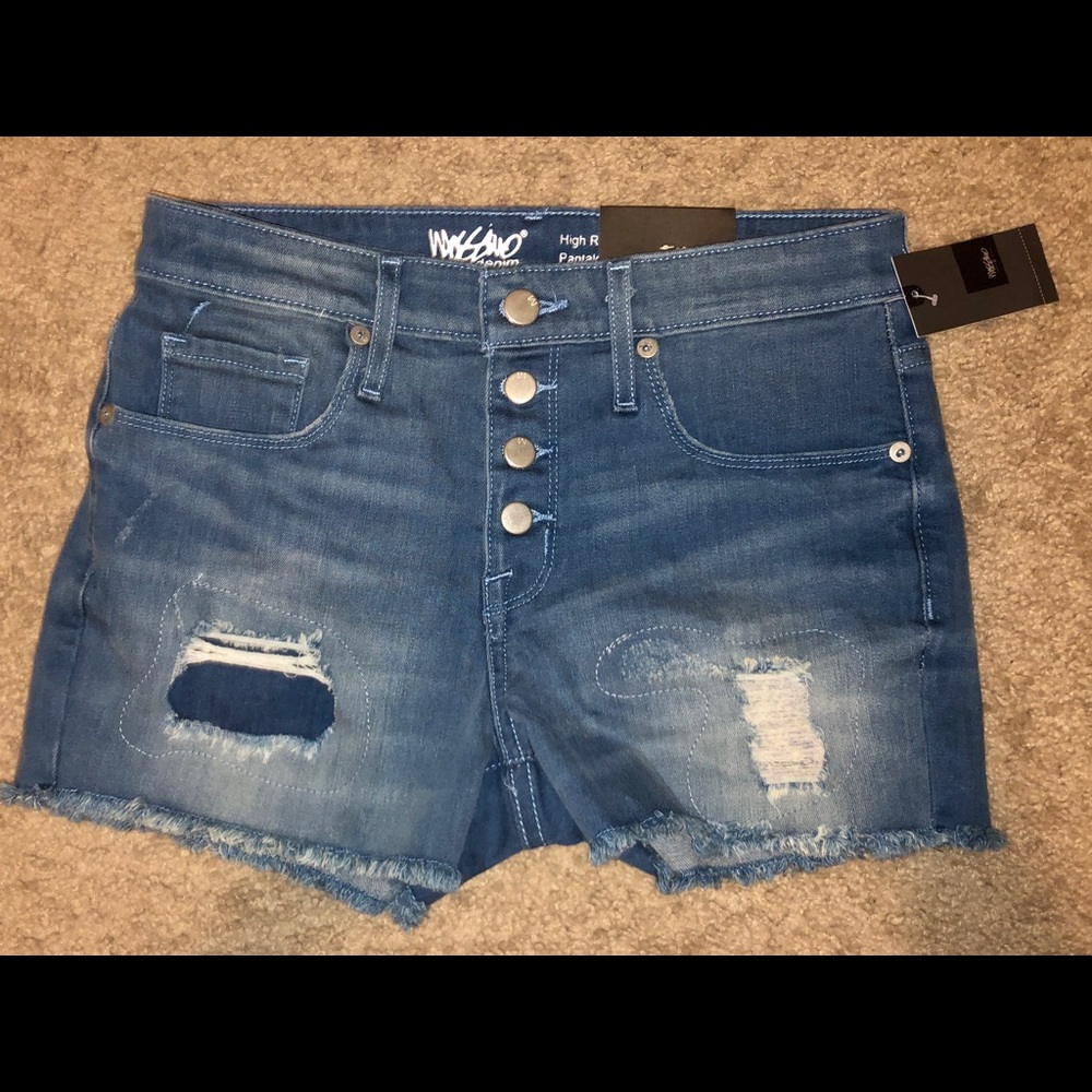denim shorts